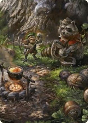 Sylvan Scavenging Art Card (46/54) [Art Series: Foundations]