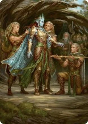 Lathril, Blade of the Elves Art Card (48/54) [Art Series: Foundations]