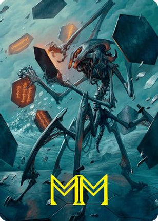Scrawling Crawler Art Card (50/54) (Gold-Stamped Signature) [Art Series: Foundations]