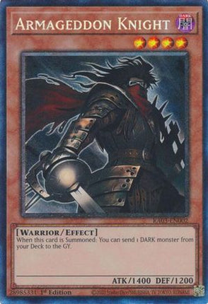 Armageddon Knight (PCR) (Prismatic Collector's Rare) [RA03-EN002] 1st Edition