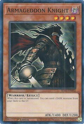 Armageddon Knight [RA03-EN002] Super Rare 1st Edition