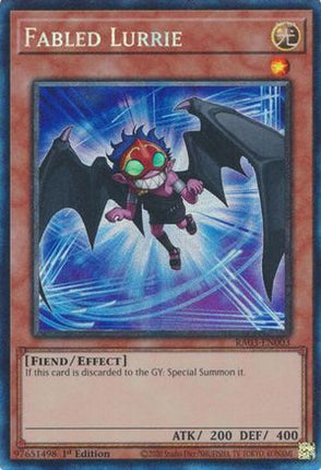 Fabled Lurrie (PCR) (Prismatic Collector's Rare) [RA03-EN003] 1st Edition