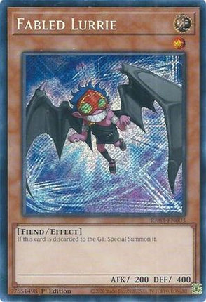 Fabled Lurrie  [RA03-EN003] Secret Rare 1st Edition