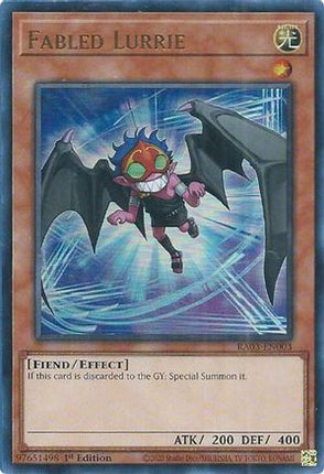 Fabled Lurrie  [RA03-EN003] Ultra Rare 1st Edition