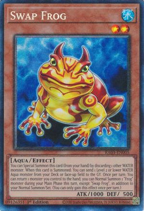 Swap Frog  [RA03-EN005] Collector's Rare 1st Edition