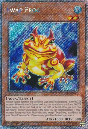 Swap Frog  [RA03-EN005] Platinum Secret Rare 1st Edition