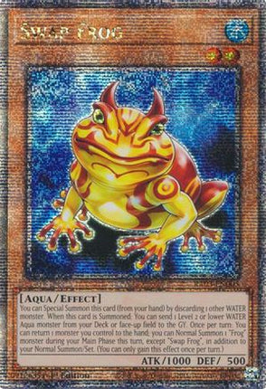 Swap Frog  [RA03-EN005] Quarter Century Secret Rare 1st Edition