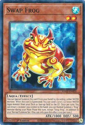 Swap Frog [RA03-EN005] Super Rare 1st Edition