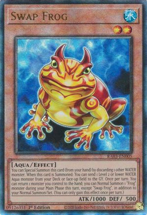 Swap Frog  [RA03-EN005] Ultimate Rare 1st Edition