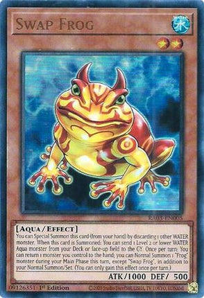 Swap Frog  [RA03-EN005] Ultra Rare 1st Edition