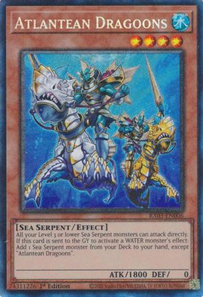 Atlantean Dragoons  [RA03-EN006] Collector's Rare 1st Edition