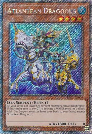 Atlantean Dragoons  [RA03-EN006] Platinum Secret Rare 1st Edition