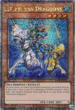 Atlantean Dragoons  [RA03-EN006] Quarter Century Secret Rare 1st Edition