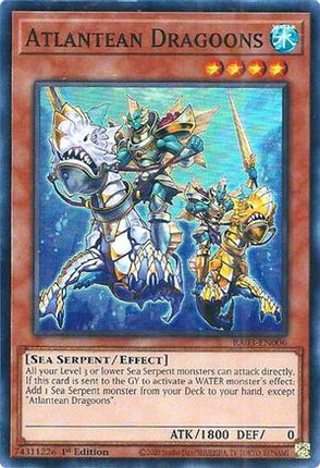 Atlantean Dragoons (Super Rare) [RA03-EN006] 1st Edition