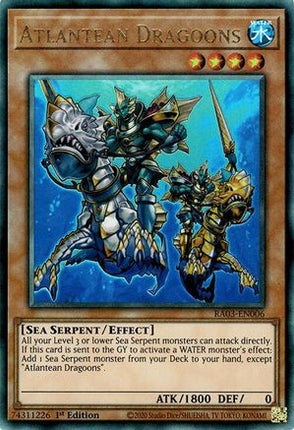Atlantean Dragoons  [RA03-EN006] Ultimate Rare 1st Edition
