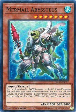 Mermail Abyssteus [RA03-EN007] Super Rare 1st Edition
