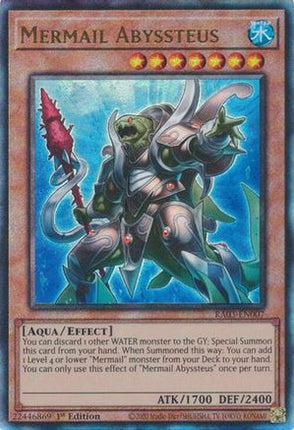 Mermail Abyssteus  [RA03-EN007] Ultimate Rare 1st Edition