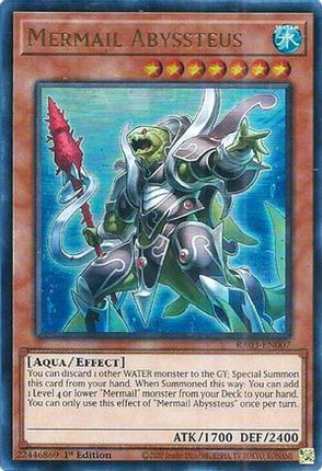 Mermail Abyssteus  [RA03-EN007] Ultra Rare 1st Edition