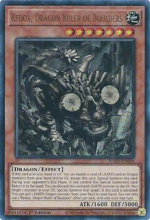 Redox, Dragon Ruler of Boulders  [RA03-EN008] Ultra Rare 1st Edition
