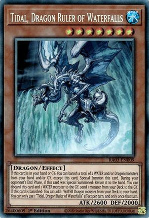 Tidal, Dragon Ruler of Waterfalls  [RA03-EN009] Collector's Rare 1st Edition