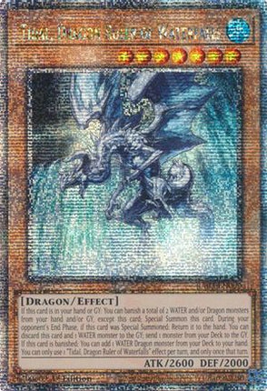Tidal, Dragon Ruler of Waterfalls  [RA03-EN009] Quarter Century Secret Rare 1st Edition