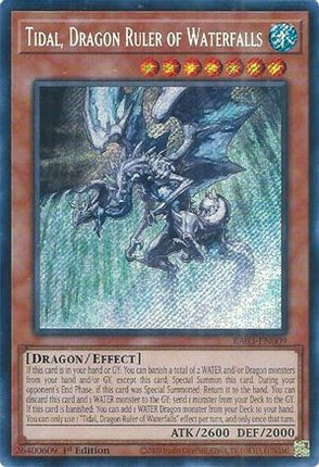 Tidal, Dragon Ruler of Waterfalls  [RA03-EN009] Secret Rare 1st Edition