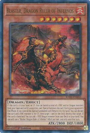 Blaster, Dragon Ruler of Infernos  [RA03-EN010] Ultra Rare 1st Edition