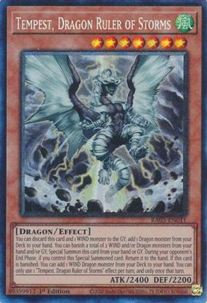 Tempest, Dragon Ruler of Storms  [RA03-EN011] Collector's Rare 1st Edition