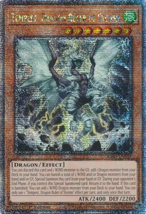 Tempest, Dragon Ruler of Storms  [RA03-EN011] Quarter Century Secret Rare 1st Edition