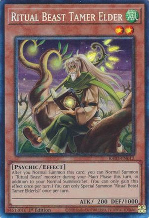 Ritual Beast Tamer Elder  [RA03-EN012] Collector's Rare 1st Edition