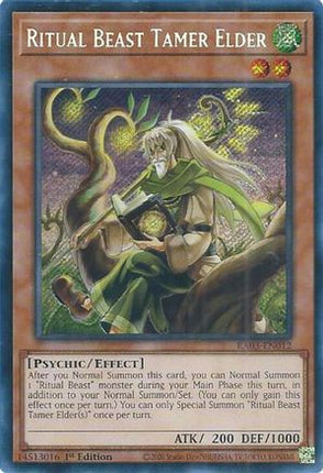 Ritual Beast Tamer Elder  [RA03-EN012] Secret Rare 1st Edition