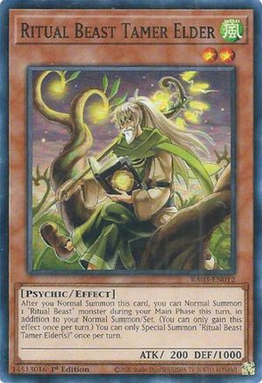 Ritual Beast Tamer Elder [RA03-EN012] Super Rare 1st Edition