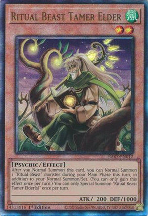 Ritual Beast Tamer Elder  [RA03-EN012] Ultimate Rare 1st Edition