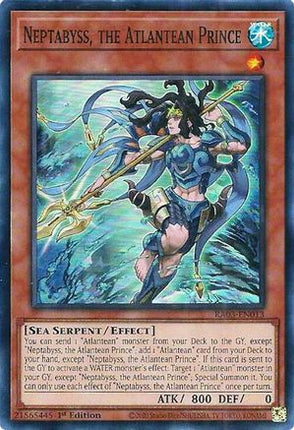 Neptabyss, the Atlantean Prince [RA03-EN013] Super Rare 1st Edition
