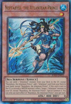 Neptabyss, the Atlantean Prince  [RA03-EN013] Ultimate Rare 1st Edition