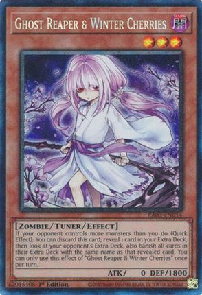 Ghost Reaper & Winter Cherries (Alternate Art) [RA03-EN014] Collector's Rare 1st Edition