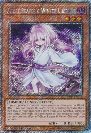Ghost Reaper & Winter Cherries  [RA03-EN014] Platinum Secret Rare 1st Edition