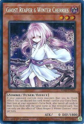 Ghost Reaper & Winter Cherries (Alternate Art) (Secret Rare)  [RA03-EN014] 1st Edition
