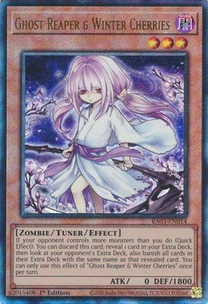 Ghost Reaper & Winter Cherries  [RA03-EN014] Ultimate Rare 1st Edition