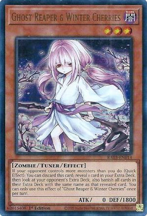 Ghost Reaper & Winter Cherries  [RA03-EN014] Ultra Rare 1st Edition