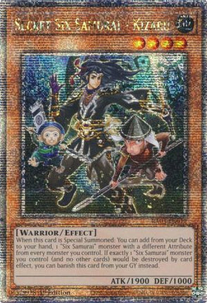 Secret Six Samurai - Kizaru  [RA03-EN017] Quarter Century Secret Rare 1st Edition