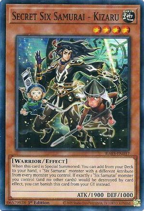 Secret Six Samurai - Kizaru [RA03-EN017] Super Rare 1st Edition