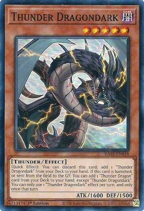 Thunder Dragondark [RA03-EN018] Super Rare 1st Edition