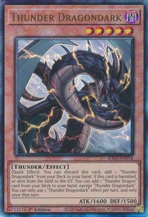 Thunder Dragondark  [RA03-EN018] Ultimate Rare 1st Edition