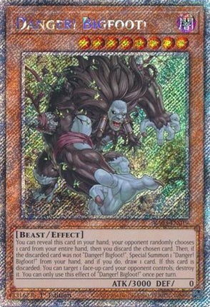 Danger! Bigfoot!  [RA03-EN019] Platinum Secret Rare 1st Edition