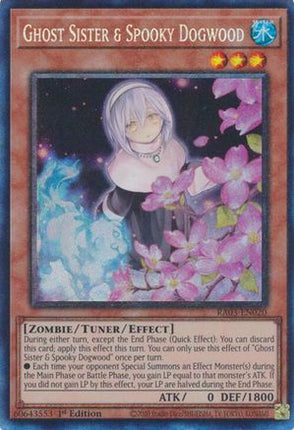 Ghost Sister & Spooky Dogwood (Alternate Art) [RA03-EN020] Collector's Rare 1st Edition