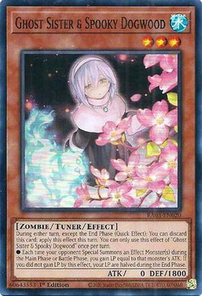 Ghost Sister & Spooky Dogwood [RA03-EN020] Super Rare 1st Edition
