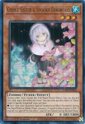 Ghost Sister & Spooky Dogwood (Alternate Art) (UR) (Ultra Rare) [RA03-EN020] 1st Edition