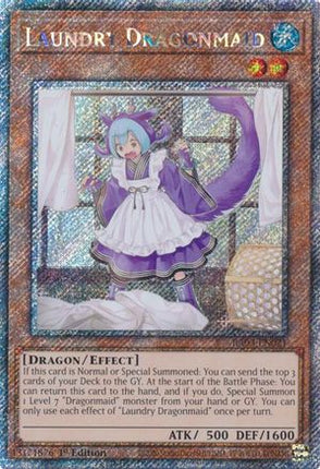 Laundry Dragonmaid (Platinum Secret Rare)  [RA03-EN021] 1st Edition