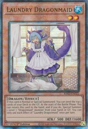 Laundry Dragonmaid  [RA03-EN021] Ultimate Rare 1st Edition